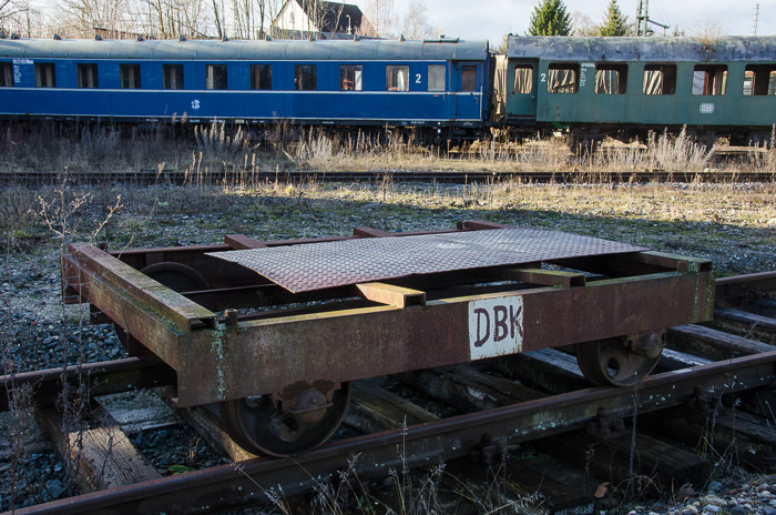 auf dem alten Bahnhofsgelände in Crailsheim